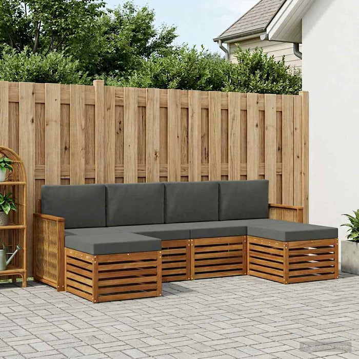 Seturi de canapele Lemn Solid de Acacia WALTI