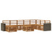 Set de canapele de exterior 9 pcs natural Lemn Solid de Acacia - WALTI WALTI