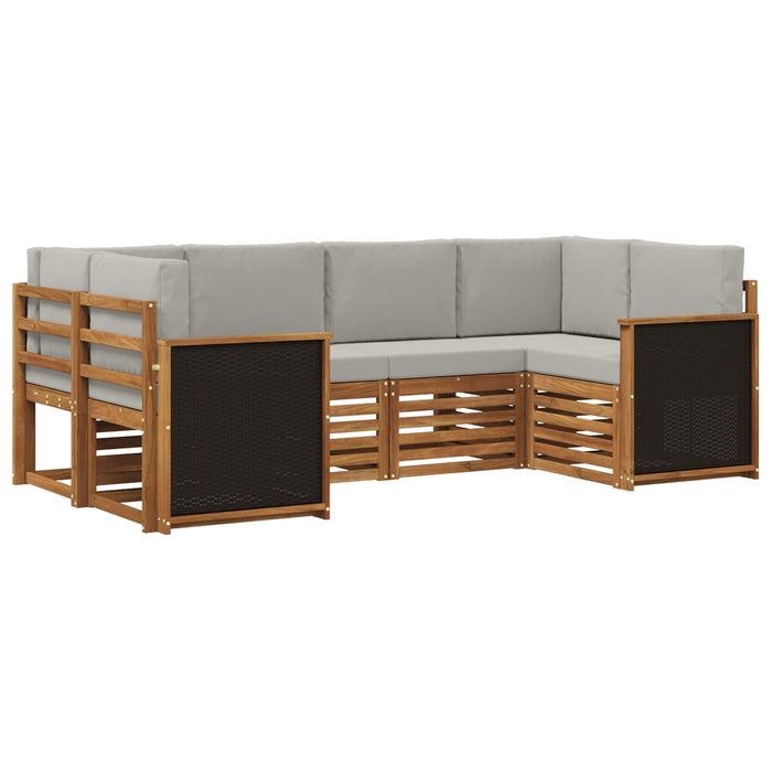 Set canapea sectională cu pernă 5 pcs WALTI