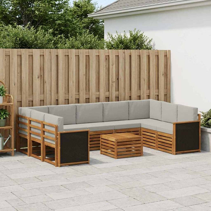 Seturi de canapele Lemn Solid de Acacia WALTI