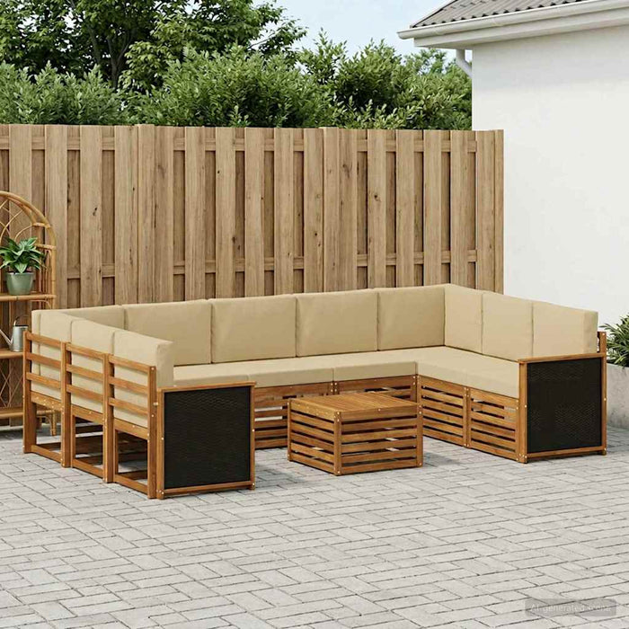 Seturi de canapele Lemn Solid de Acacia WALTI