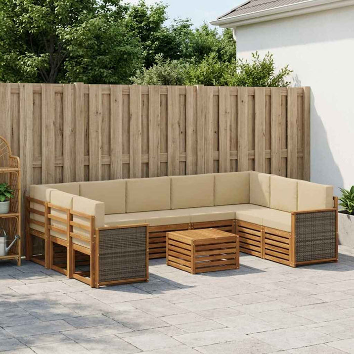 Seturi de canapele Lemn Solid de Acacia WALTI