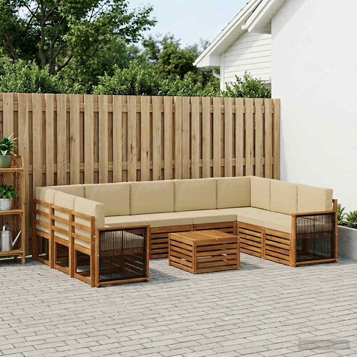 Seturi de canapele Lemn Solid de Acacia WALTI
