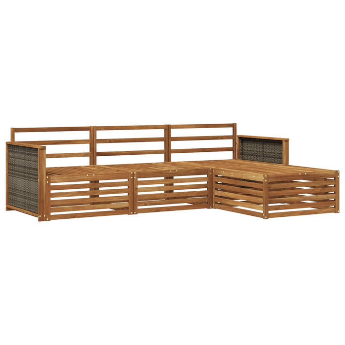 Set de canapele de exterior natural 249,5 x 162,5 x 73 cm WALTI