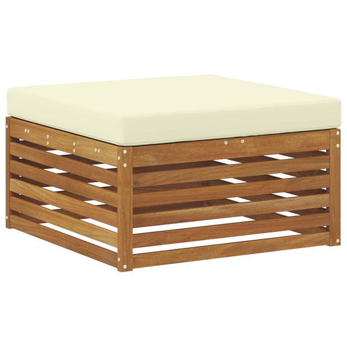 Set de canapele de exterior 6 pcs Natural și Crem WALTI