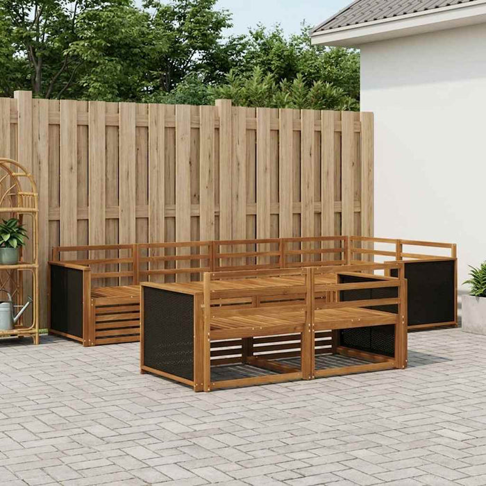 Set de canapele de exterior 7 pcs natural - WALTI WALTI