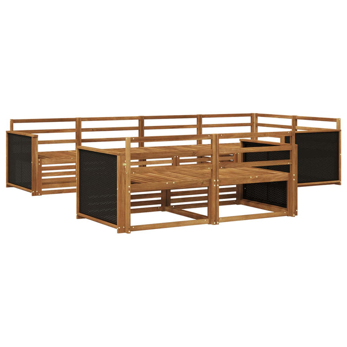 Set de canapele de exterior 7 pcs natural - WALTI WALTI