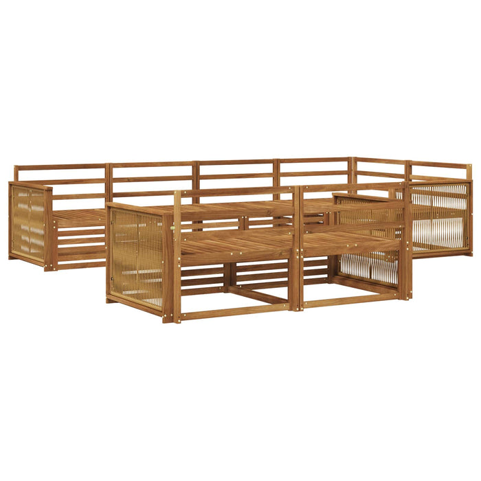 Set de canapele de exterior 7 pcs natural WALTI