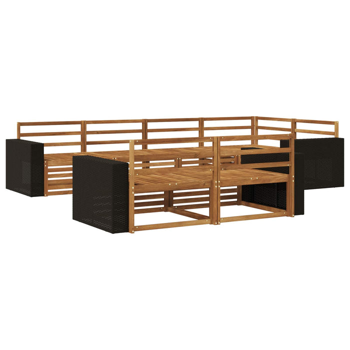 Set de canapele de exterior 7 pcs natural WALTI