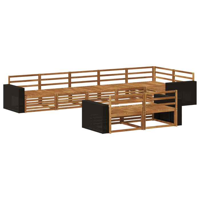 Set de canapele de exterior 8 pcs natural WALTI