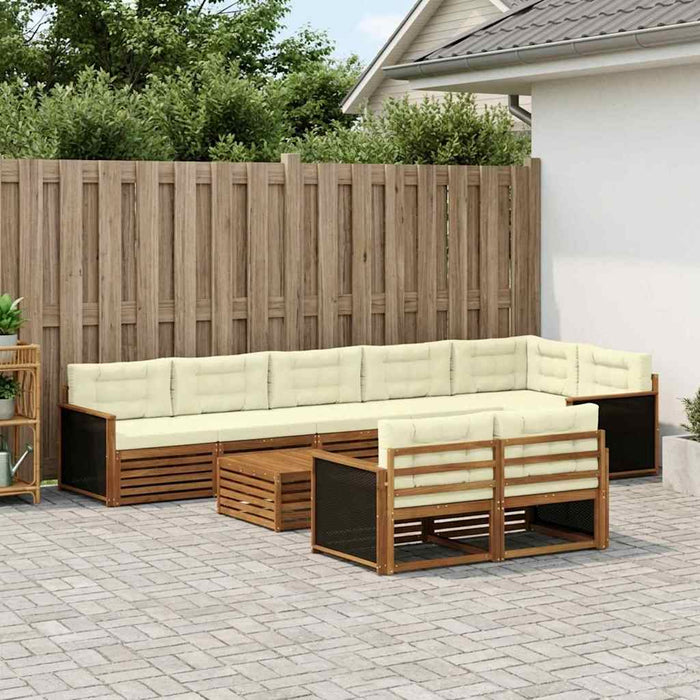 Set de canapele de exterior cu pernă 9 pcs WALTI