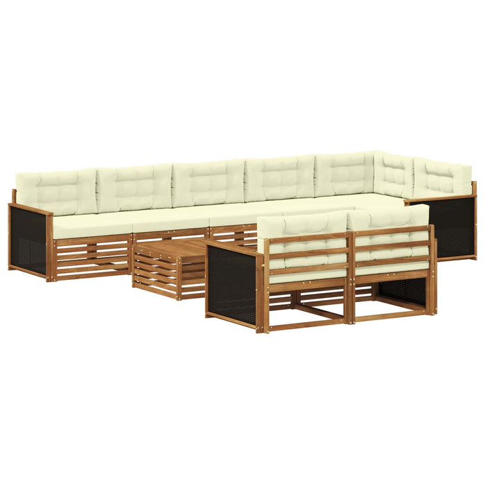 Set de canapele de exterior cu pernă 9 pcs WALTI