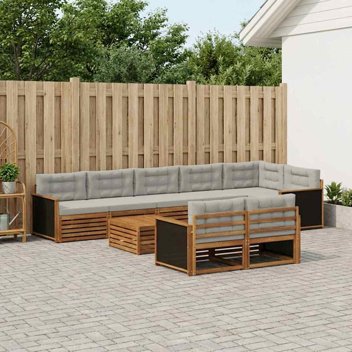 Set de canapele de exterior cu pernă 9 pcs WALTI