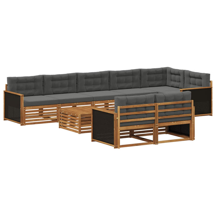 Set de canapele de exterior cu pernă 9 pcs WALTI
