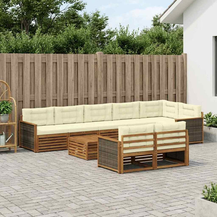 Set de canapele de exterior cu pernă 9 pcs WALTI
