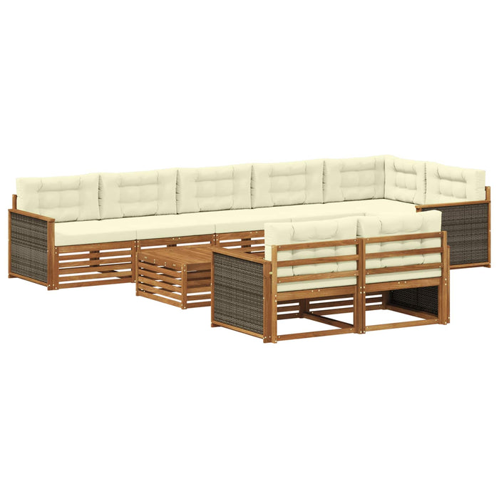 Set de canapele de exterior cu pernă 9 pcs WALTI