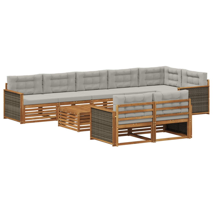 Set de canapele de exterior cu pernă 9 pcs WALTI