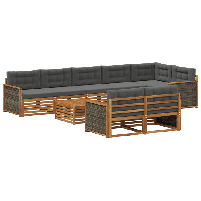 Set de canapele de exterior cu pernă 9 pcs WALTI