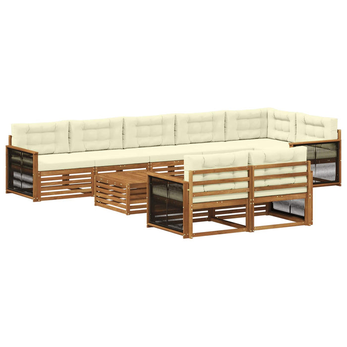 Set de canapele de exterior cu pernă 9 pcs - WALTI WALTI