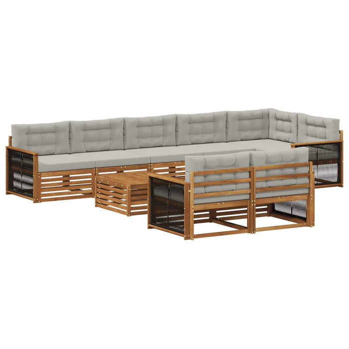 Set de canapele de exterior cu pernă 9 pcs - WALTI WALTI