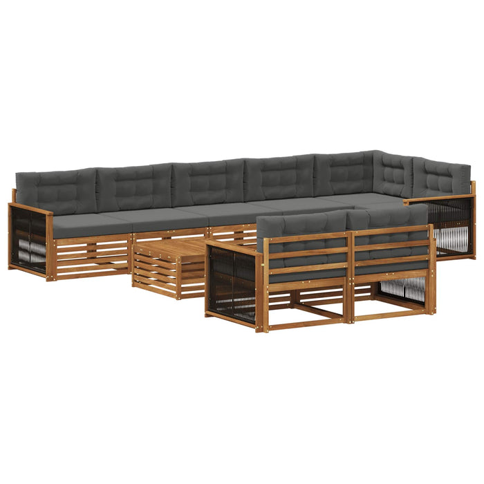 Set de canapele de exterior cu pernă 9 pcs WALTI