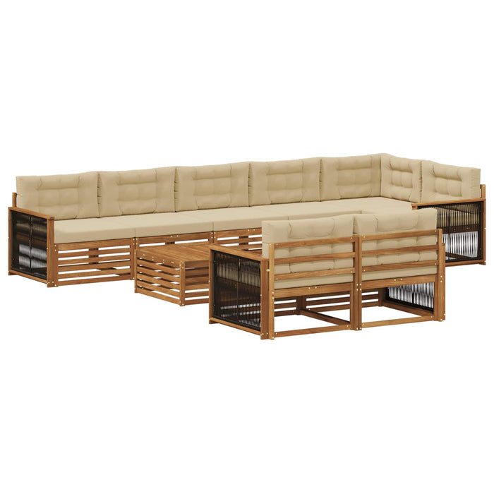 Set de canapele de exterior cu pernă 9 pcs WALTI