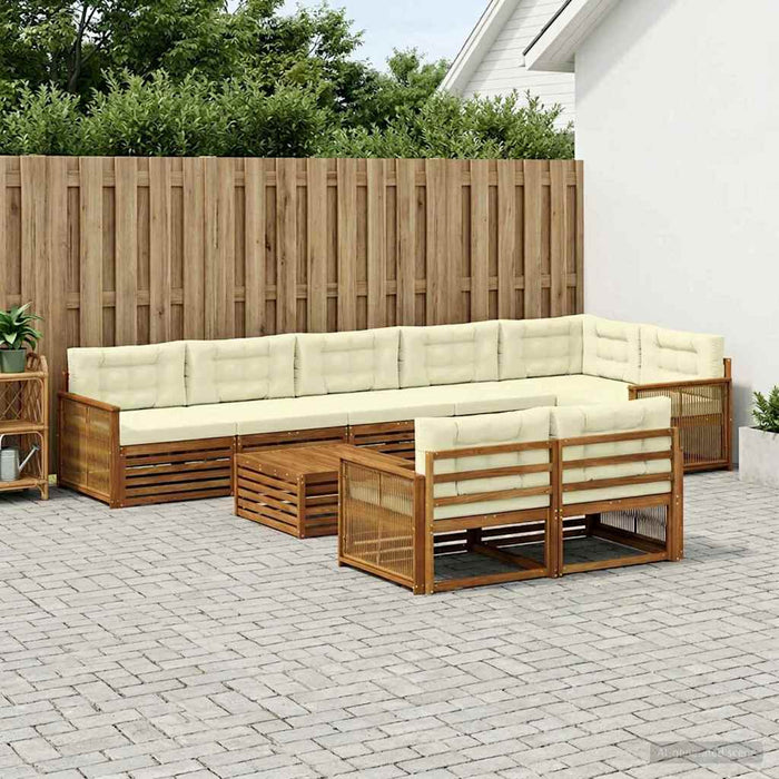 Set de canapele de exterior cu pernă 9 pcs WALTI