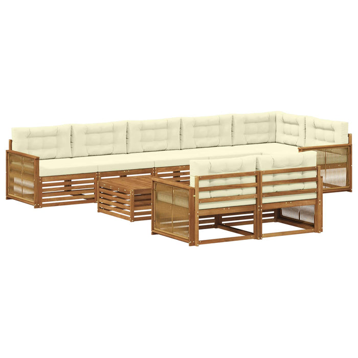 Set de canapele de exterior cu pernă 9 pcs WALTI