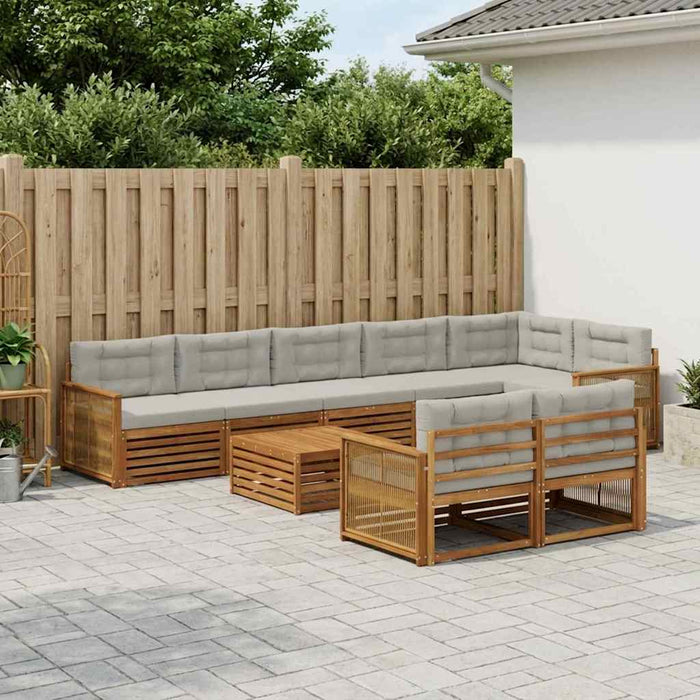 Set de canapele de exterior cu pernă 9 pcs - WALTI WALTI
