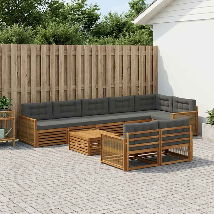 Set de canapele de exterior cu pernă 9 pcs WALTI