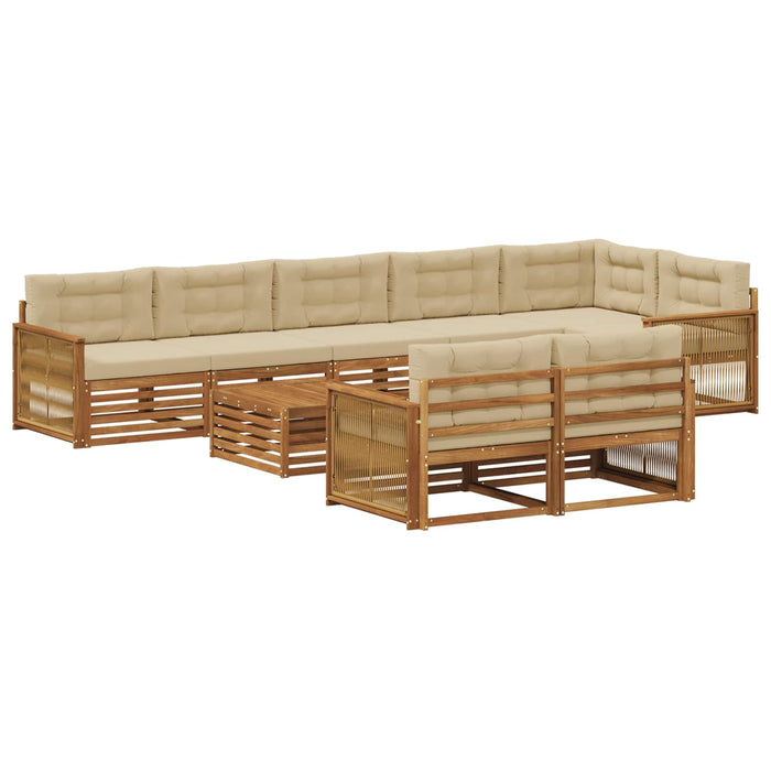 Set de canapele de exterior cu pernă 9 pcs WALTI