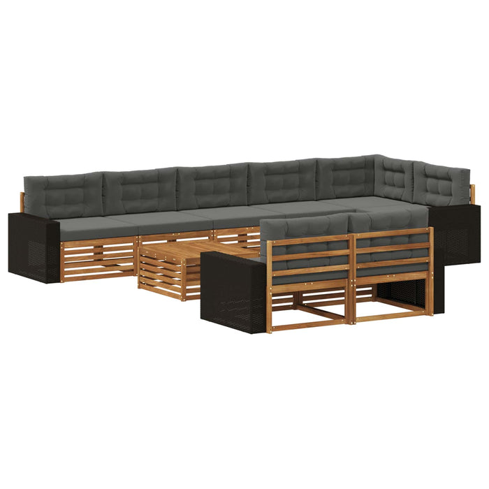 Set de canapele de exterior cu pernă 9 pcs WALTI