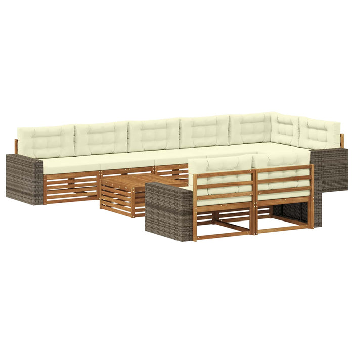 Set de canapele de exterior cu pernă 9 pcs WALTI