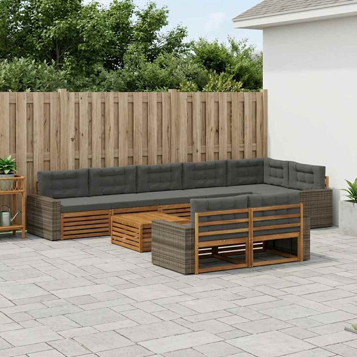 Set de canapele de exterior cu pernă 9 pcs WALTI
