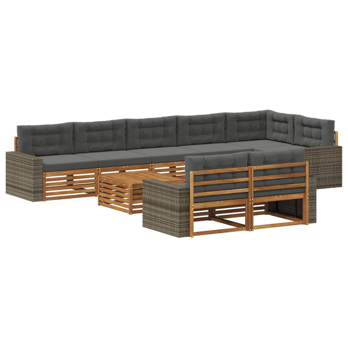 Set de canapele de exterior cu pernă 9 pcs WALTI