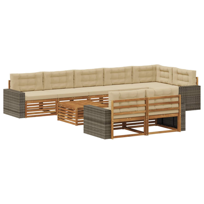 Set de canapele de exterior cu pernă 9 pcs WALTI