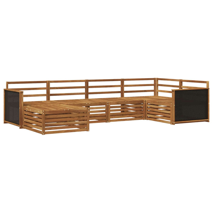 Set de canapele de exterior 6 pcs natural WALTI