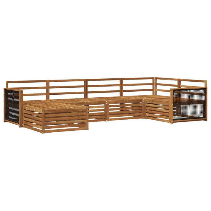 Set de canapele de exterior 6 pcs natural WALTI