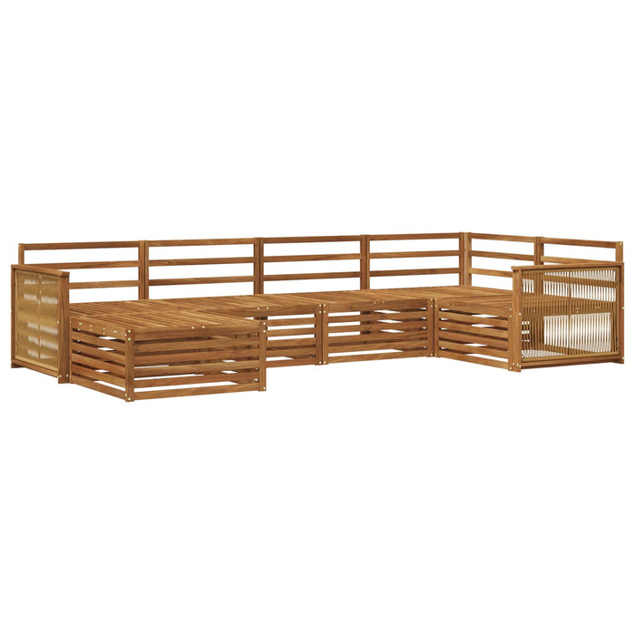 Set de canapele de exterior 6 pcs natural WALTI