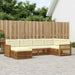 Set de canapele de exterior cu pernă 6 pcs Natural și Crem - WALTI WALTI
