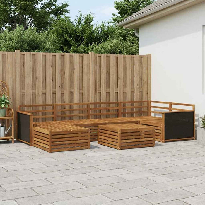 Set de canapele de exterior 7 pcs natural - WALTI WALTI