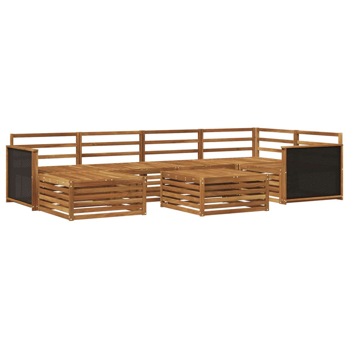 Set de canapele de exterior 7 pcs natural - WALTI WALTI