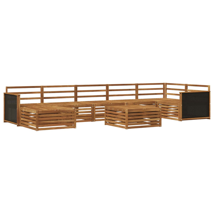 Set de canapele de exterior 8 pcs natural WALTI