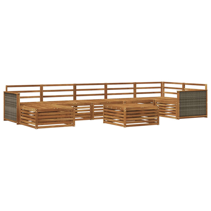 Set de canapele de exterior 8 pcs natural WALTI