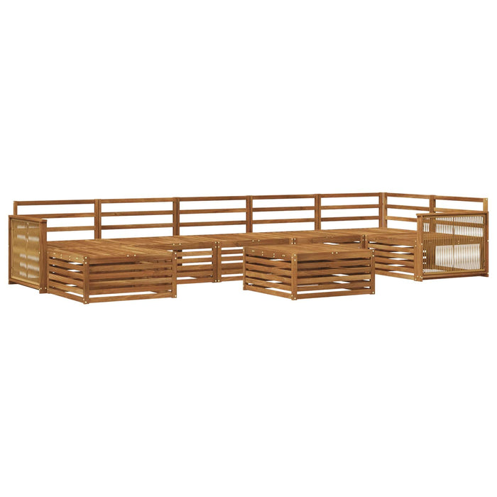Set de canapele de exterior 8 pcs natural WALTI