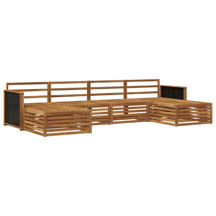 Seturi de canapele 6 pcs Lemn Solid de Acacia WALTI