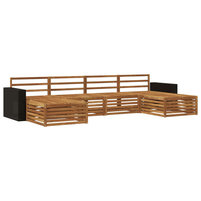 Seturi de canapele 6 pcs Lemn Solid de Acacia WALTI