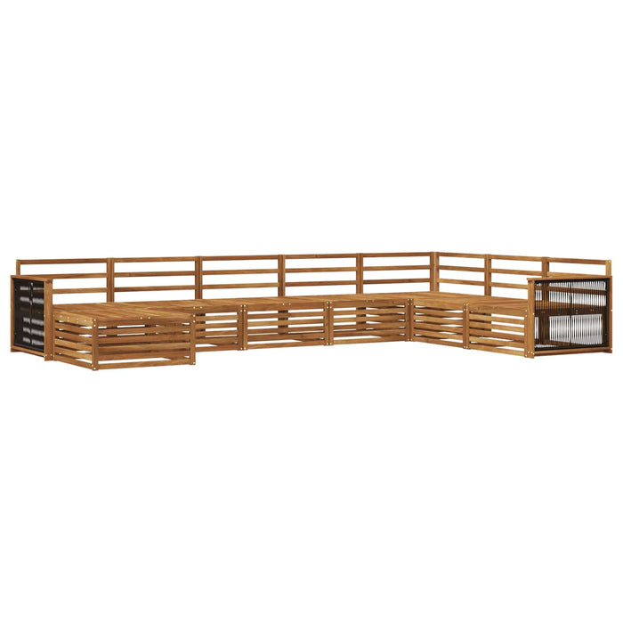 Set de canapele de exterior 8 pcs natural WALTI