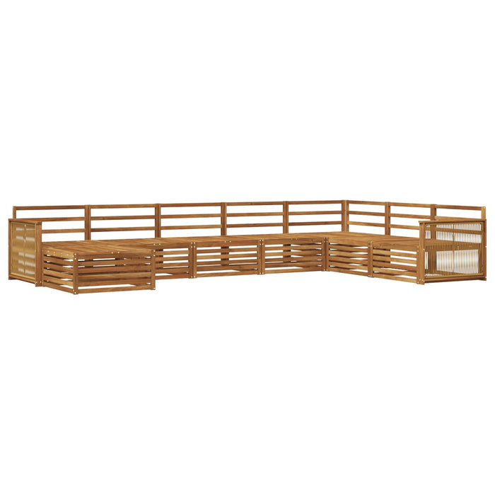 Set de canapele de exterior 8 pcs natural WALTI