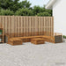 Set de canapele de exterior 9 pcs natural Lemn Solid de Acacia - WALTI WALTI